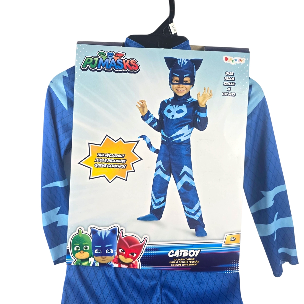 Catboy Classic Toddler PJ Masks Costume, Medium/3T-4T Disguise
